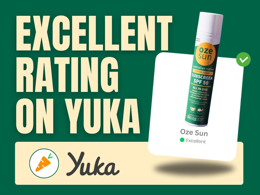 Oze Sun's SPF 50 Sunscreen Earns an "Excellent" Rating on Yuka!