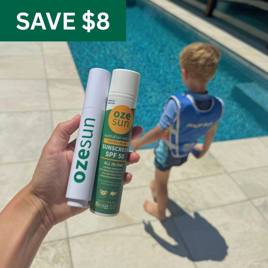 OZE SUN® Brush & SPF50 Bundle