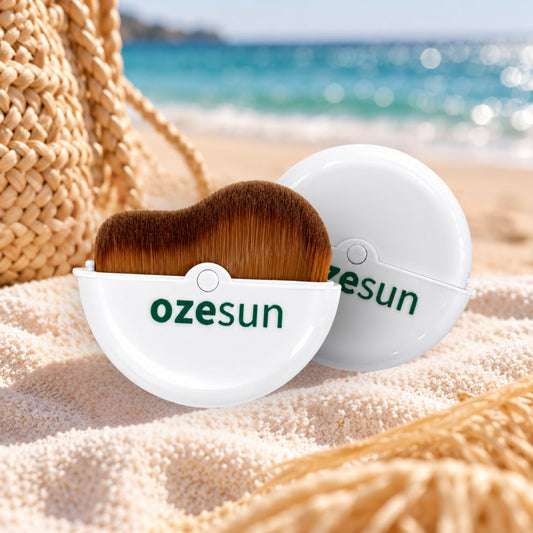 Oze Sun® Compact Kabuki SPF Brush